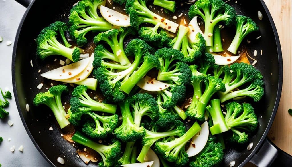 Stir-Fried Broccoli with Coconut