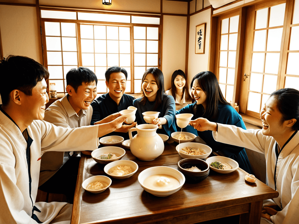 Understanding South Koreas Etiquette with Makgeolli