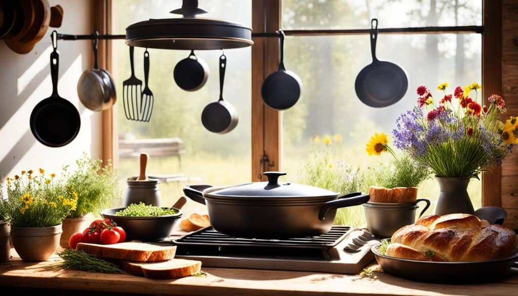 Farmhouse cooking style