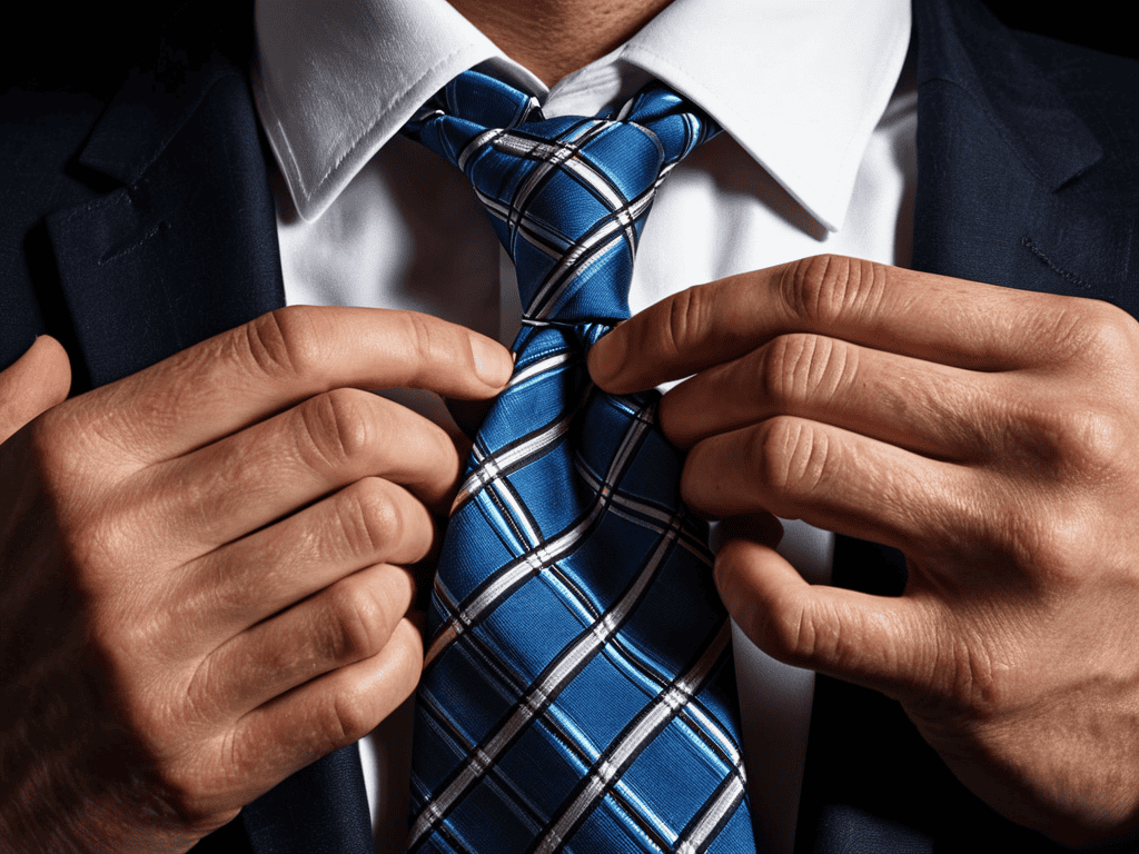Tying a Windsor knot perfectly