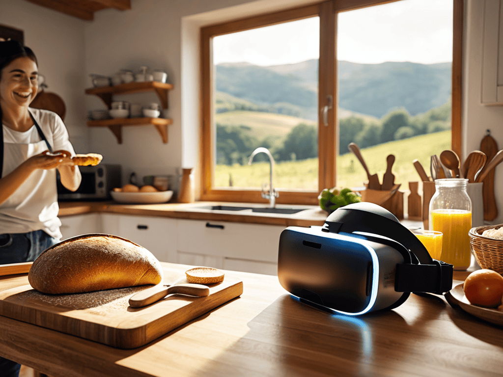Savoring Virtual Reality headset experience