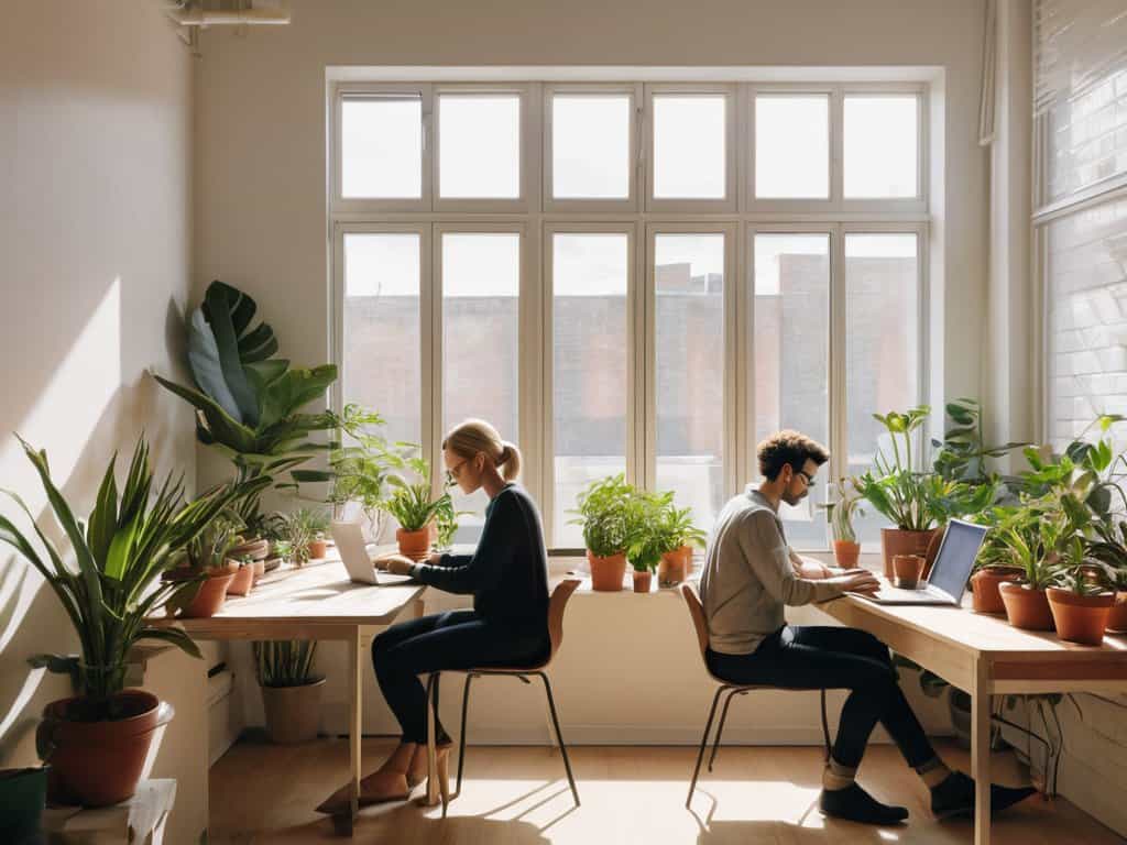 Body doubling for focus and ADHD concept