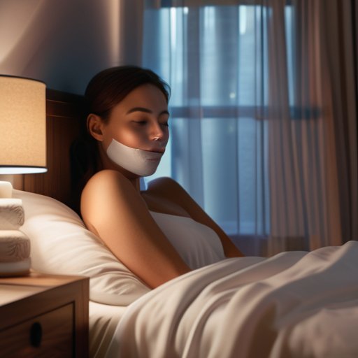 A Gentle Goodnight, sealed mouth, restful sleep