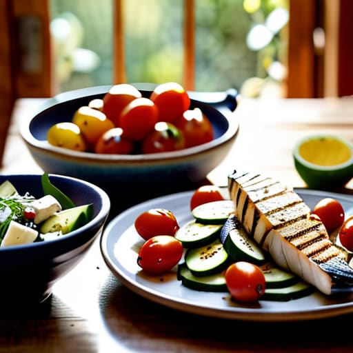 Benefits of eating a Mediterranean diet.