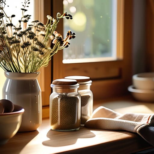 Ways to organize a small kitchen workspace.
